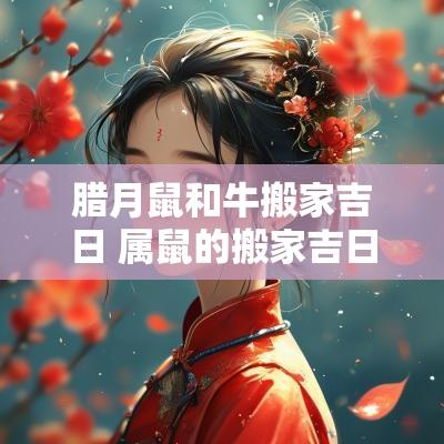 腊月鼠和牛搬家吉日 属鼠的搬家吉日2025