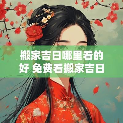 搬家吉日哪里看的好 免费看搬家吉日
