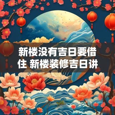 新楼没有吉日要借住 新楼装修吉日讲究什么呢 新楼没有吉日要借住 新楼装修吉日讲究什么呢
