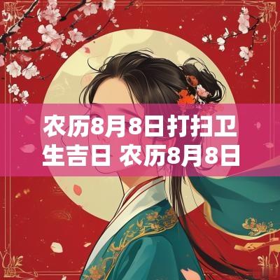 农历8月8日打扫卫生吉日 农历8月8日是吉日吗
