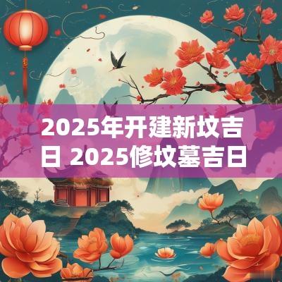 2025年开建新坟吉日 2025修坟墓吉日