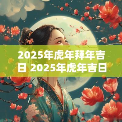 2025年蛇年拜年吉日 2025年蛇年吉日吉时