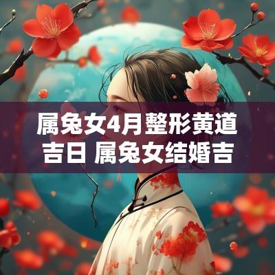 属兔女4月整形黄道吉日 属兔女结婚吉日