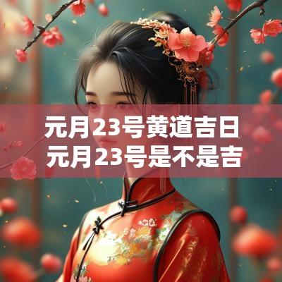 元月23号黄道吉日 元月23号是不是吉日