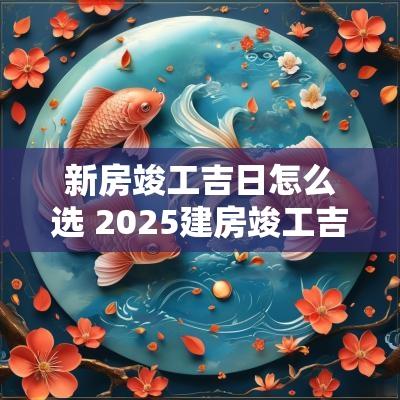 新房竣工吉日怎么选 2025建房竣工吉日