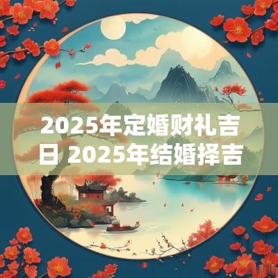 2025年定婚财礼吉日 2025年结婚择吉日
