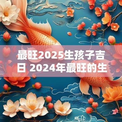 最旺2025生孩子吉日 2025年最旺的生子吉日