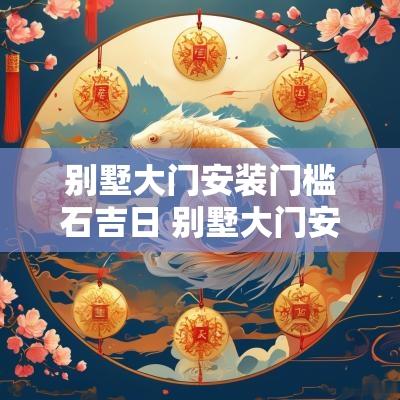 别墅大门安装门槛石吉日 别墅大门安装门槛石