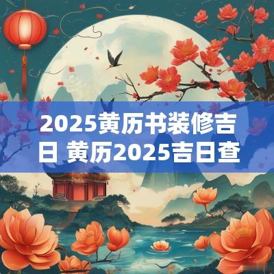 2025黄历书装修吉日 黄历2025吉日查询表