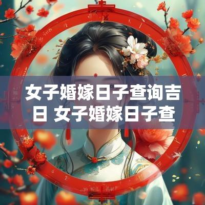 女子婚嫁日子查询吉日 女子婚嫁日子查询