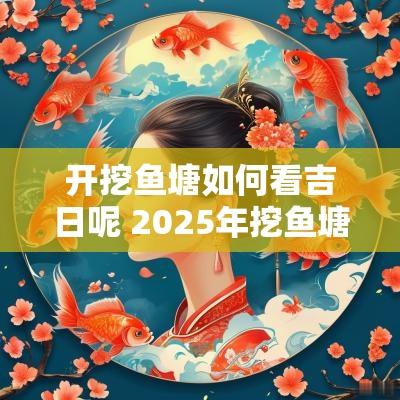 开挖鱼塘如何看吉日呢 2025年挖鱼塘吉日