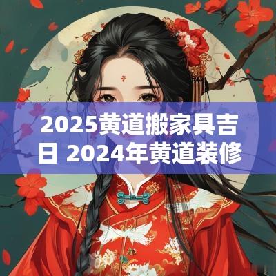 2025黄道搬家具吉日 2025年黄道装修吉日一览表