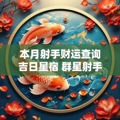 本月射手财运查询吉日星宿 群星射手适合什么星宿