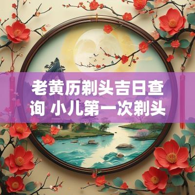 老黄历剃头吉日查询 小儿第一次剃头吉日