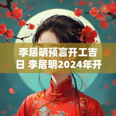李居明预言开工吉日 李居明2025年开工吉日