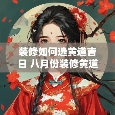 装修如何选黄道吉日 八月份装修黄道吉日