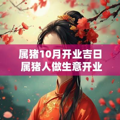 属猪10月开业吉日 属猪人做生意开业吉日