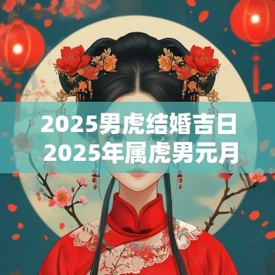 2025男虎结婚吉日 2025年属虎男元月份结婚吉日