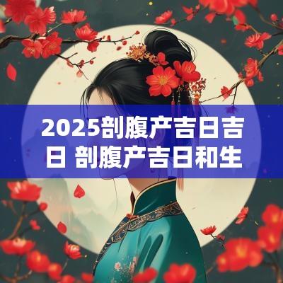 2025剖腹产吉日吉日 剖腹产吉日和生子吉日的区别
