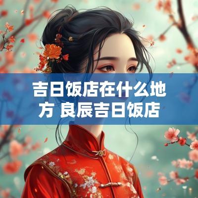 吉日饭店在什么地方 良辰吉日饭店
