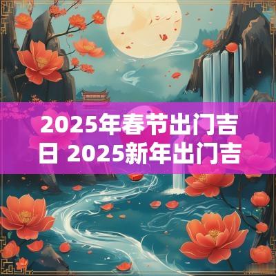 2025年春节出门吉日 2025新年出门吉日