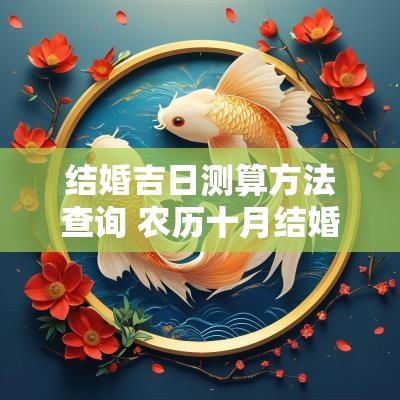 结婚吉日测算方法查询 农历十月结婚吉日查询