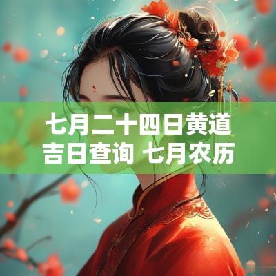 七月二十四日黄道吉日查询 七月农历黄历吉日查询