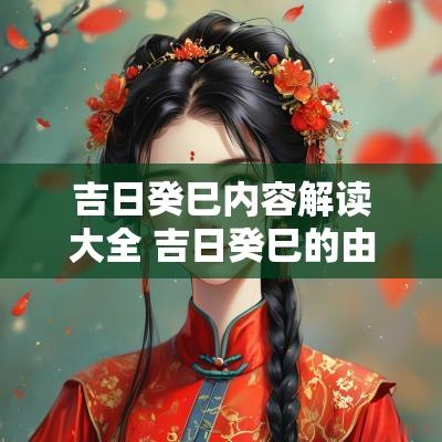 吉日癸巳内容解读大全 吉日癸巳的由来