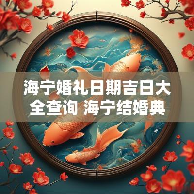 海宁婚礼日期吉日大全查询 海宁结婚典礼