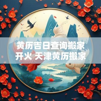 黄历吉日查询搬家开火 天津黄历搬家吉日查询