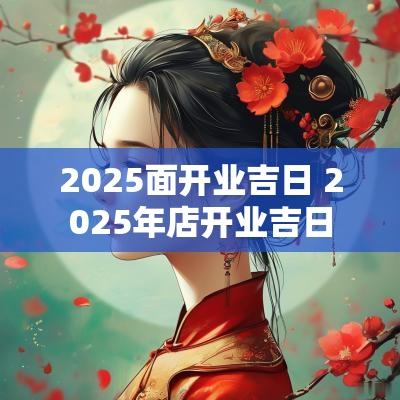 2025面开业吉日 2025年店开业吉日