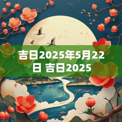 吉日2025年5月22日 吉日2025
