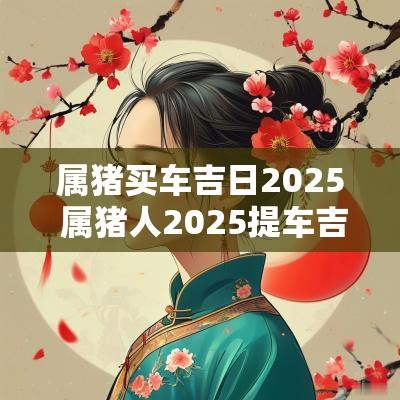 属猪买车吉日2025 属猪人2025提车吉日