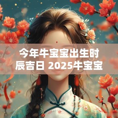 今年牛宝宝出生时辰吉日 2025牛宝宝生产吉日