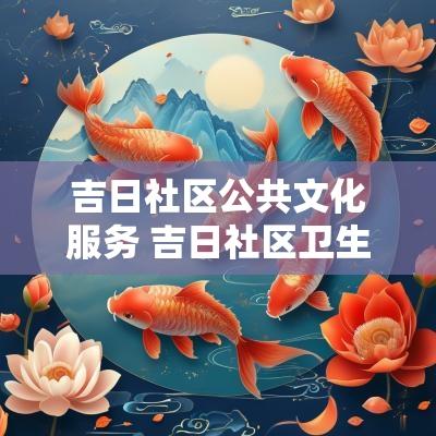 吉日社区公共文化服务 吉日社区卫生