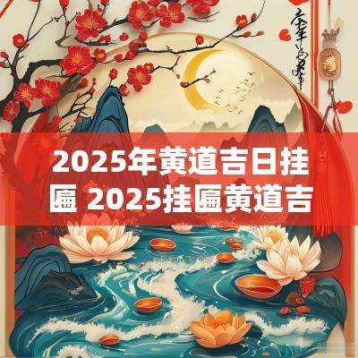 2025年黄道吉日挂匾 2025挂匾黄道吉日查询