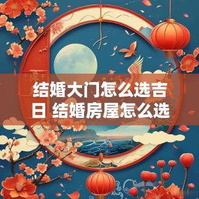 结婚大门怎么选吉日 结婚房屋怎么选吉日