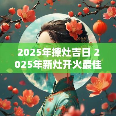 2025年撩灶吉日 2025年新灶开火最佳吉日