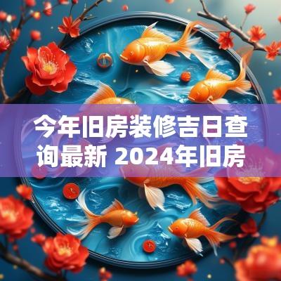 今年旧房装修吉日查询最新 2025年旧房装修吉日一览表