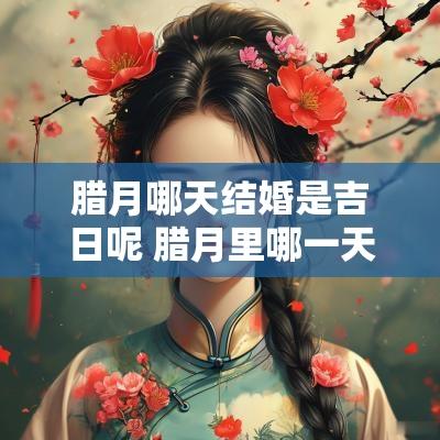 腊月哪天结婚是吉日呢 腊月里哪一天是结婚吉日 腊月哪天结婚是吉日呢 腊月里哪一天是结婚吉日