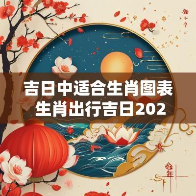吉日中适合生肖图表 生肖出行吉日2025