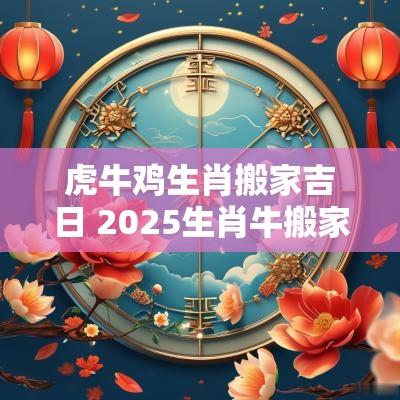 虎牛鸡生肖搬家吉日 2025生肖牛搬家的吉日