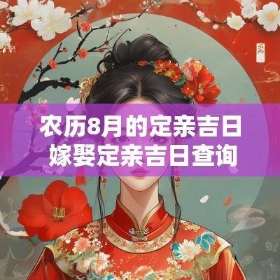 农历8月的定亲吉日 嫁娶定亲吉日查询表