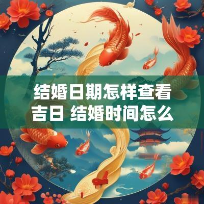 结婚日期怎样查看吉日 结婚时间怎么查询