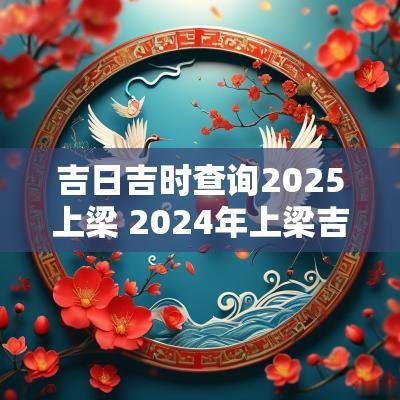 吉日吉时查询2025上梁 2025年上梁吉日吉时查询