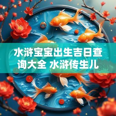 水浒宝宝出生吉日查询大全 水浒传生儿子版本
