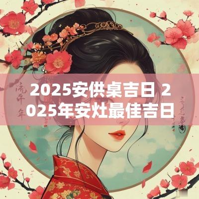 2025安供桌吉日 2025年安灶最佳吉日一览表