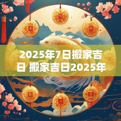 2025年7日搬家吉日 搬家吉日2025年十一月