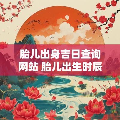 胎儿出身吉日查询网站 胎儿出生时辰对照表