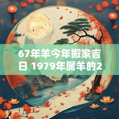 67年羊今年搬家吉日 1979年属羊的2025年搬家吉日时辰